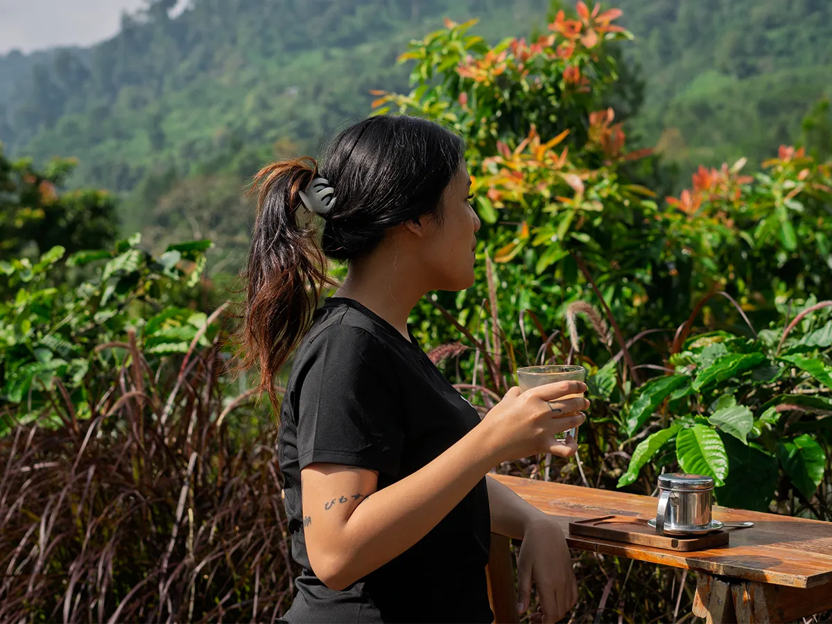 Pagi di Kebun Kopi Rawageude