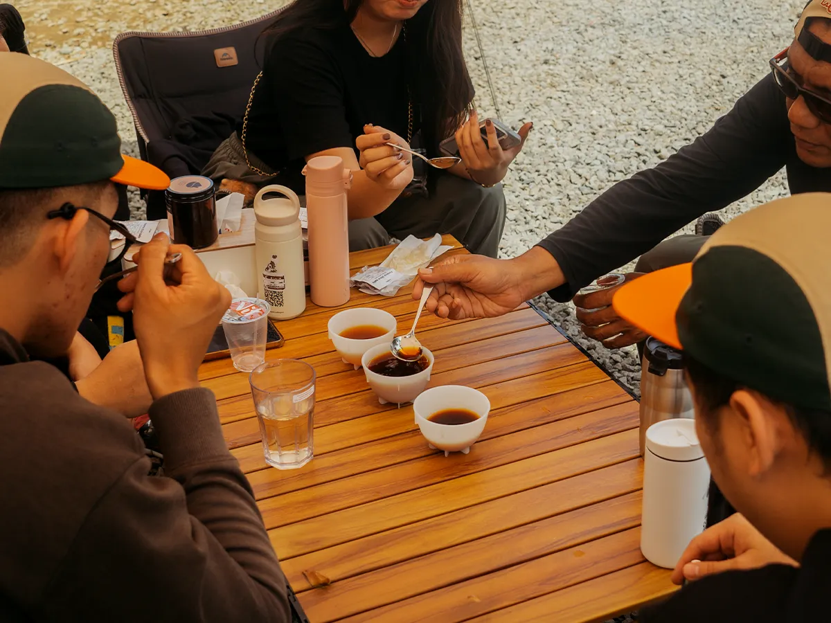 Cupping Session di Kebun